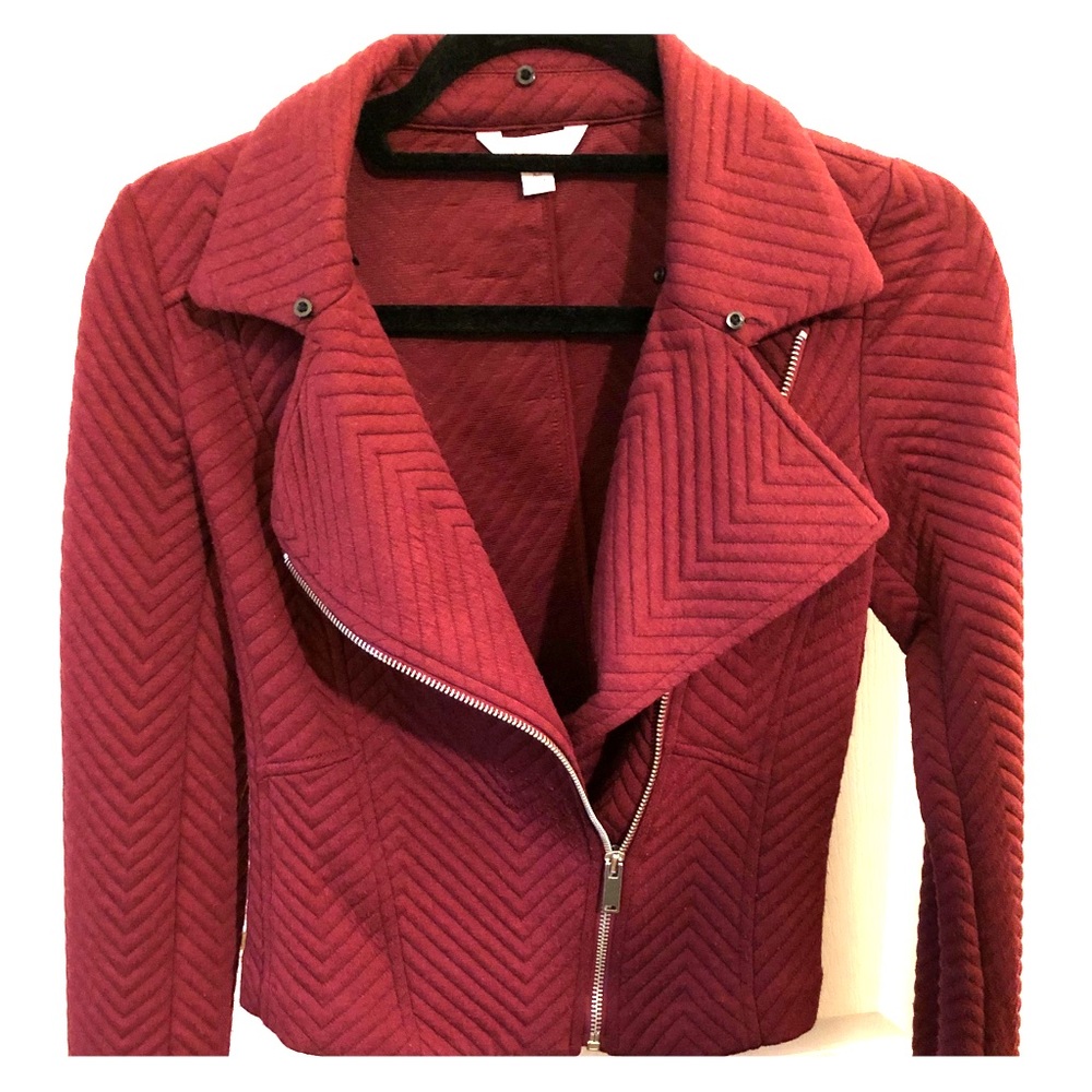 ‘Candies’ knit moto jacket